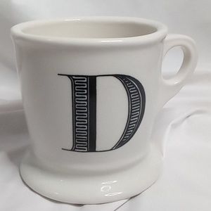 Letter "D" monogram mug Anthropologie